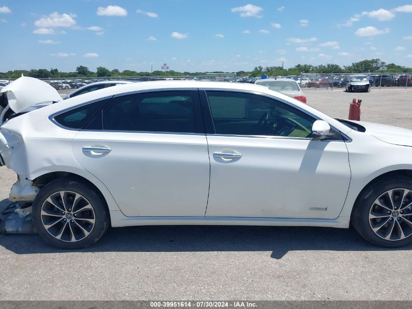 2017 Toyota Avalon Hybrid Xle Premium VIN: 4T1BD1EBXHU058307 Lot: 39951614