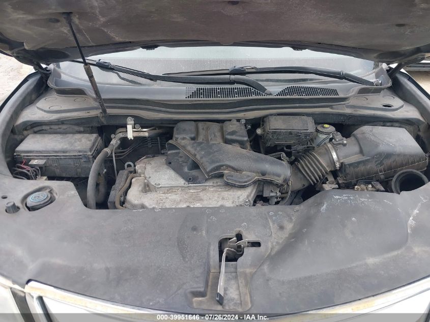 2015 Acura Mdx Technology Pkg W/Entertainment Pkg VIN: 5FRYD4H60FB002704 Lot: 39951646