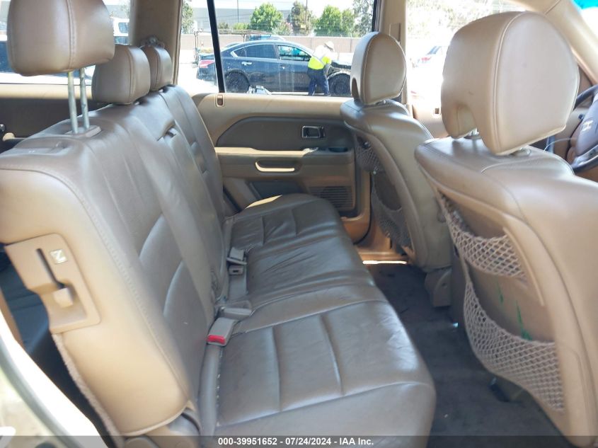 2007 Honda Pilot Ex-L VIN: 5FNYF18687B009928 Lot: 39951652