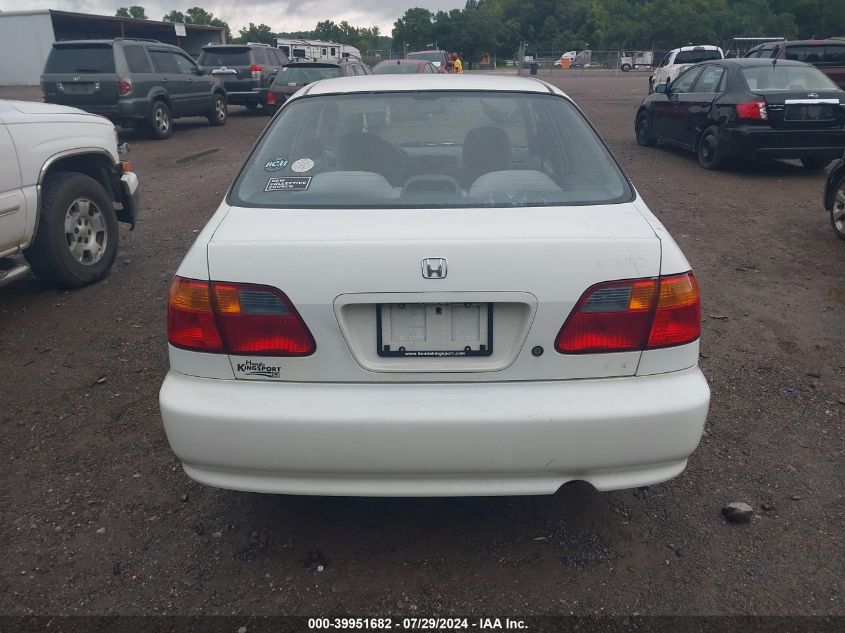 1999 Honda Civic Lx VIN: 2HGEJ6674XH583884 Lot: 39951682