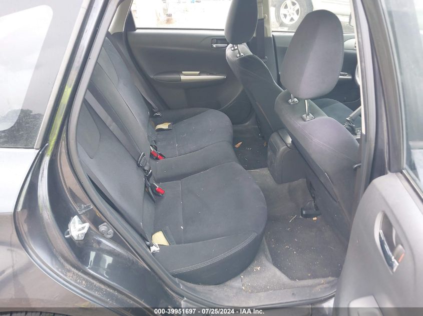 2008 Subaru Impreza 2.5I VIN: JF1GH61648H834370 Lot: 39951697