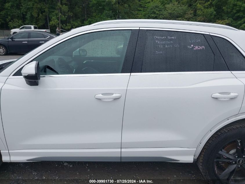 2022 Audi Q3 Premium 45 Tfsi S Line Quattro Tiptronic VIN: WA1DECF34N1087015 Lot: 39951730