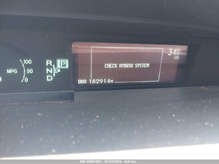 2010 Toyota Prius VIN: JTDKN3DUXA0113013 Lot: 39951801