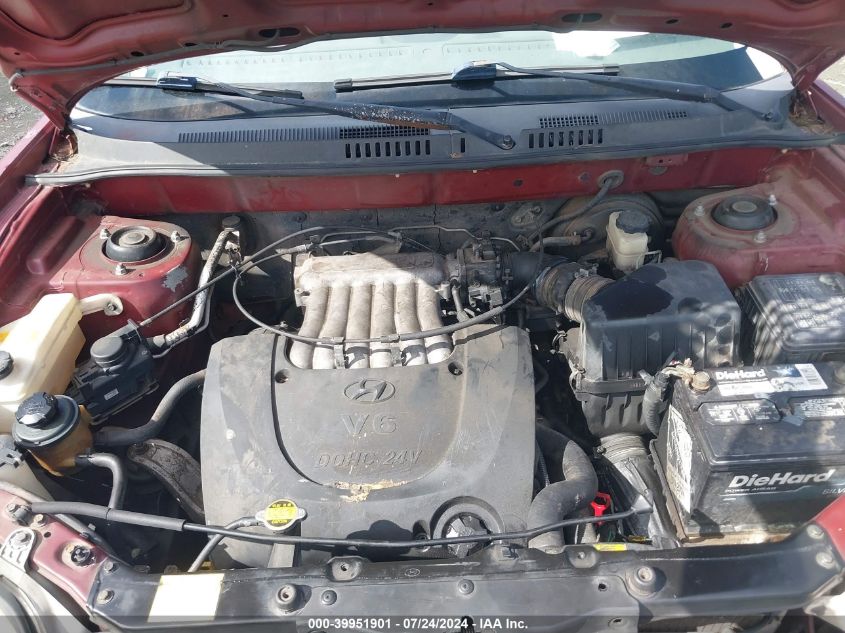 2001 Hyundai Santa Fe 2.7L V6 Gls/2.7L V6 Lx/Gls VIN: KM8SC83D71U006719 Lot: 39951901