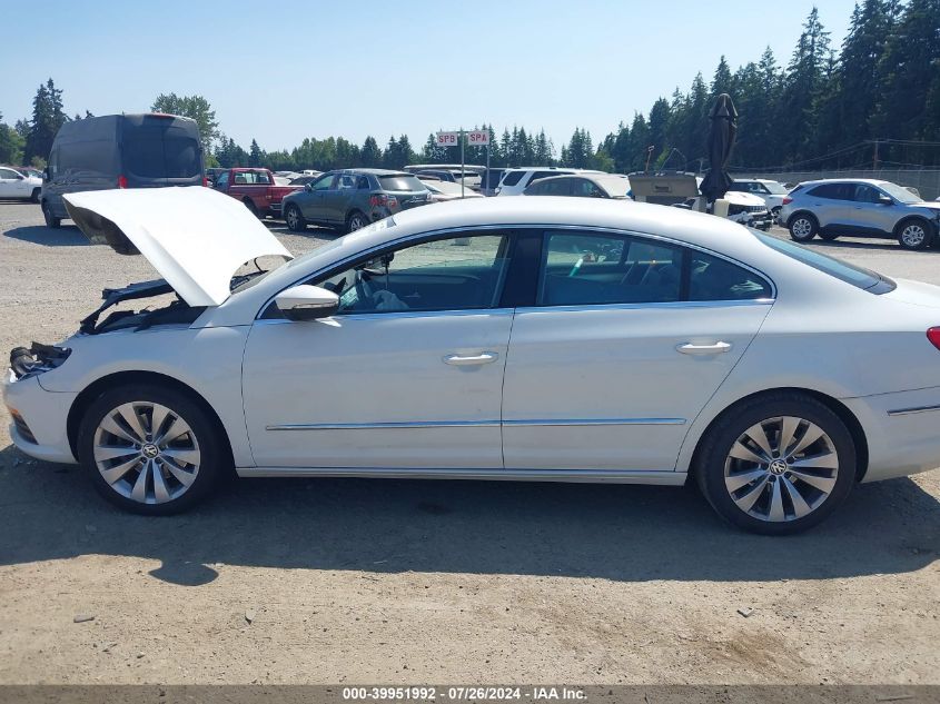 2012 Volkswagen Cc Sport VIN: WVWMP7AN0CE536535 Lot: 39951992