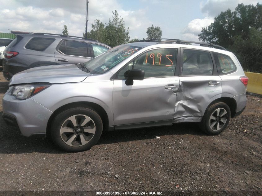 2018 Subaru Forester 2.5I VIN: JF2SJABC0JH452103 Lot: 39951995