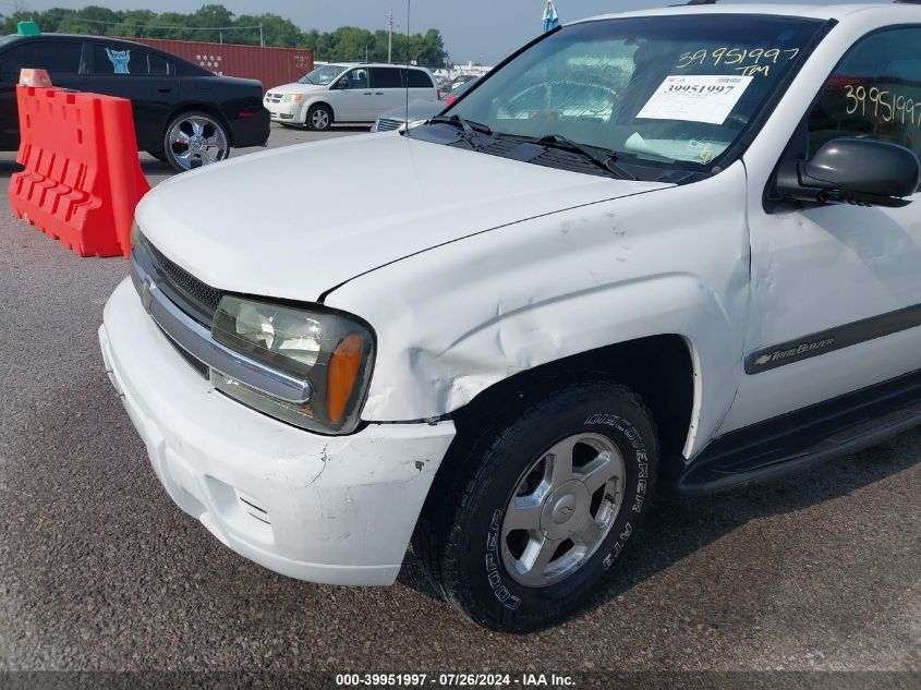 2003 Chevrolet Trailblazer Ls VIN: 1GNDT13S532343267 Lot: 39951997