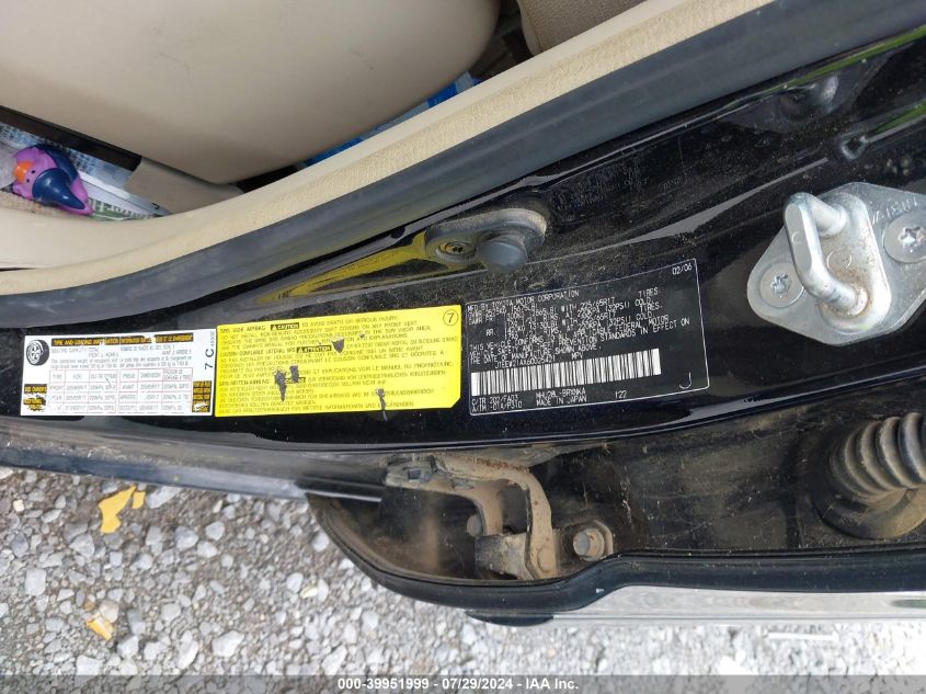 2006 Toyota Highlander Hybrid V6 VIN: JTEEW21AX60025421 Lot: 39951999