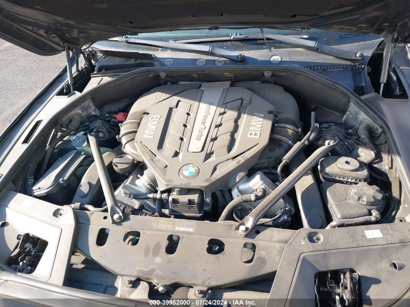 2012 BMW 550I Gran Turismo VIN: WBASN4C59CC210220 Lot: 39952000