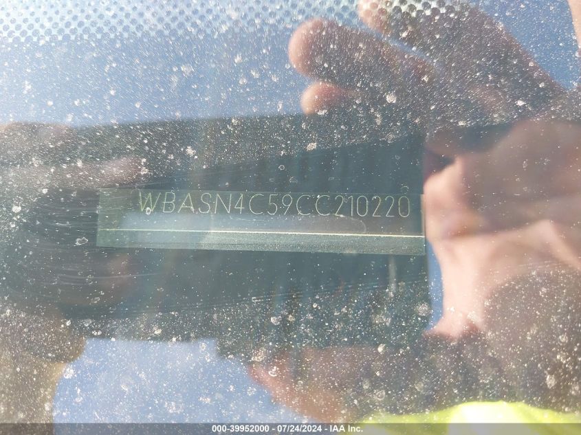 2012 BMW 550I Gran Turismo VIN: WBASN4C59CC210220 Lot: 39952000