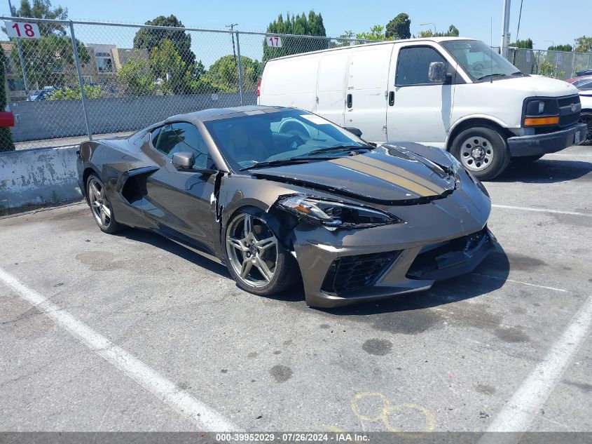 2021 Chevrolet Corvette Stingray Rwd 2Lt VIN: 1G1YB2D40M5110151 Lot: 39952029