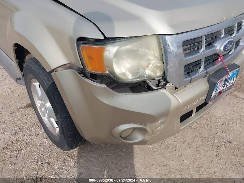 2010 Ford Escape Xlt VIN: 1FMCU0D76AKD39629 Lot: 39952036