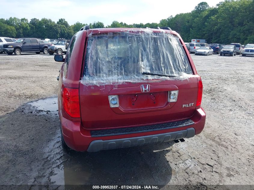 2005 Honda Pilot Ex-L VIN: 5FNYF18565B029633 Lot: 39952037