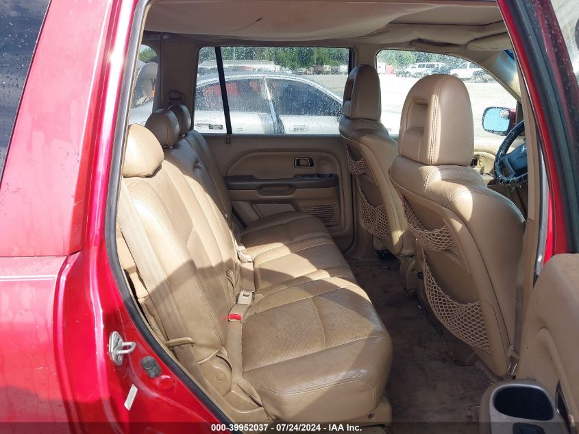 2005 Honda Pilot Ex-L VIN: 5FNYF18565B029633 Lot: 39952037