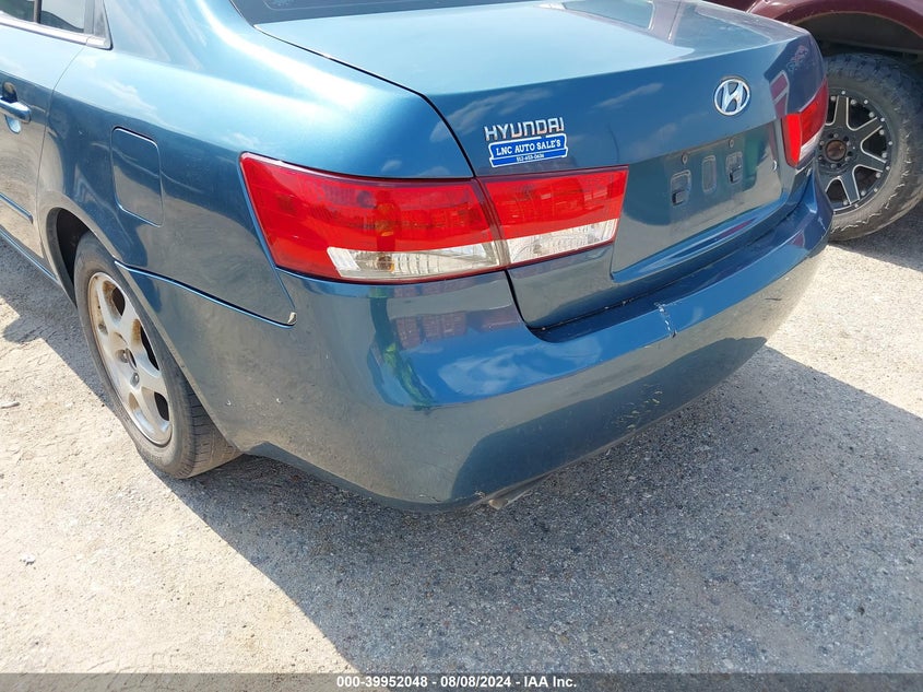 2006 Hyundai Sonata Gls V6/Lx V6 VIN: 5NPEU46F26H102375 Lot: 39952048