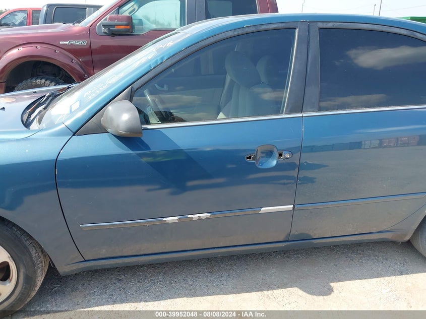 2006 Hyundai Sonata Gls V6/Lx V6 VIN: 5NPEU46F26H102375 Lot: 39952048