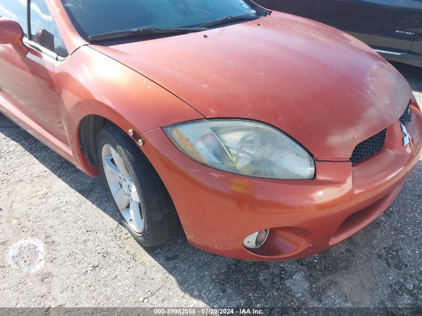 2006 Mitsubishi Eclipse Gs VIN: 4A3AK24F36E052191 Lot: 40837815