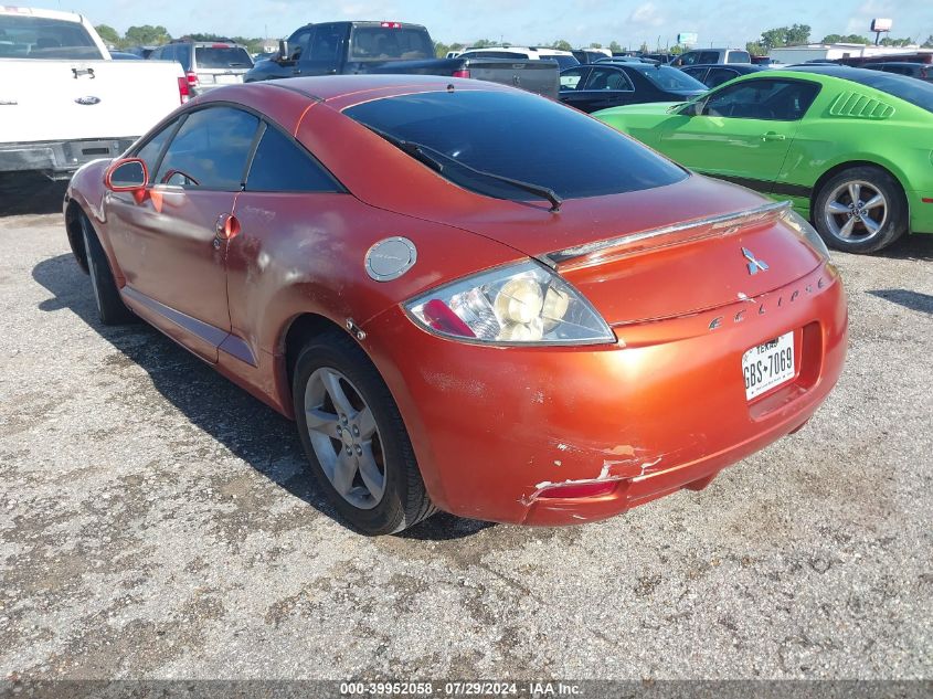 2006 Mitsubishi Eclipse Gs VIN: 4A3AK24F36E052191 Lot: 40837815