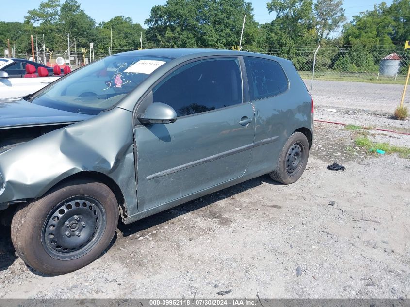 2008 Volkswagen Rabbit S VIN: WVWAA71K78W291485 Lot: 39952118