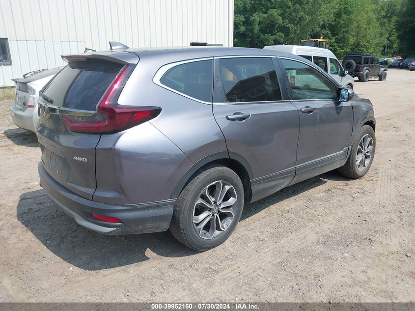 VIN 7FARW2H56NE050111 2022 HONDA CR-V AWD EX