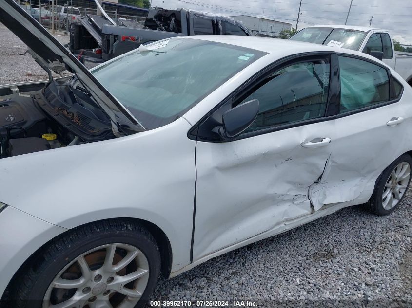 2013 Dodge Dart Sxt VIN: 1C3CDFBA5DD302509 Lot: 39952170