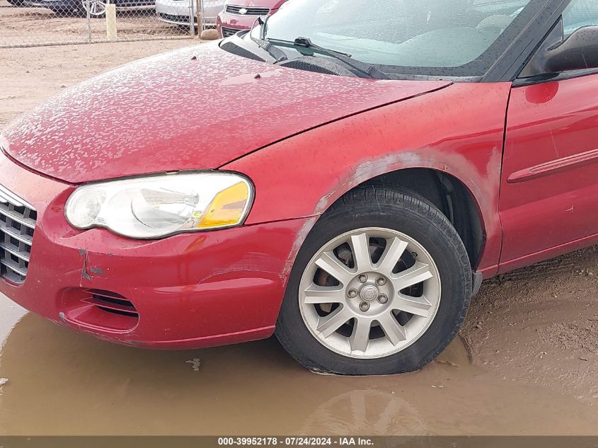 2006 Chrysler Sebring Gtc VIN: 1C3EL75R76N153844 Lot: 39952178