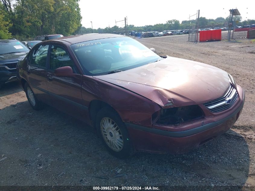 2002 Chevrolet Impala VIN: 2G1WF55E129329169 Lot: 39952179