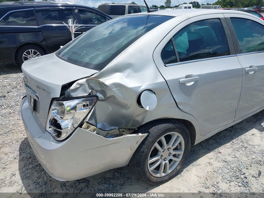 2012 Chevrolet Sonic 2Lt VIN: 1G1JC5SH3C4160987 Lot: 39952205