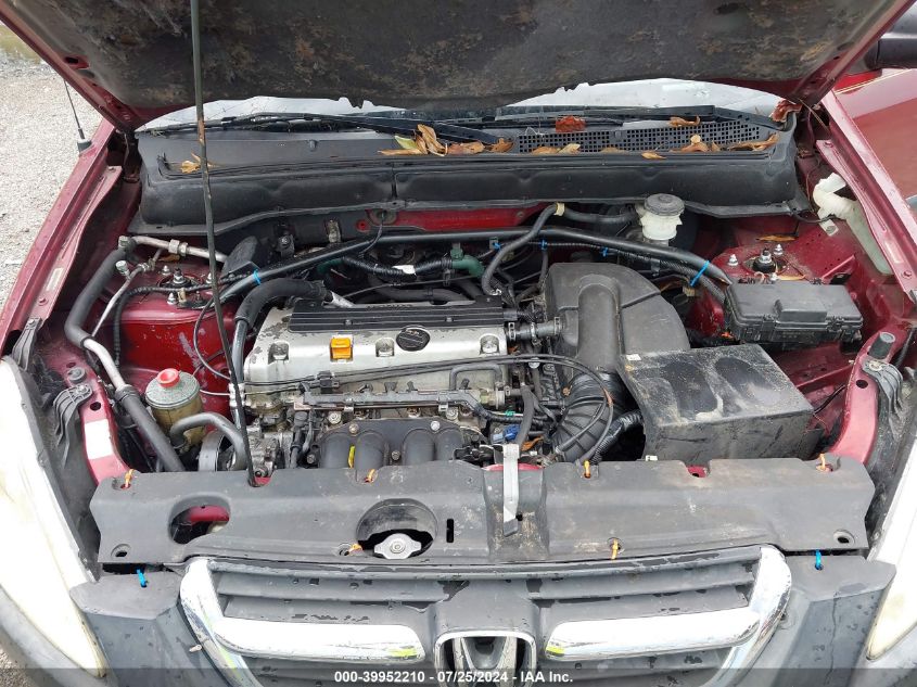 2004 Honda Cr-V Lx VIN: JHLRD68404C012503 Lot: 39952210