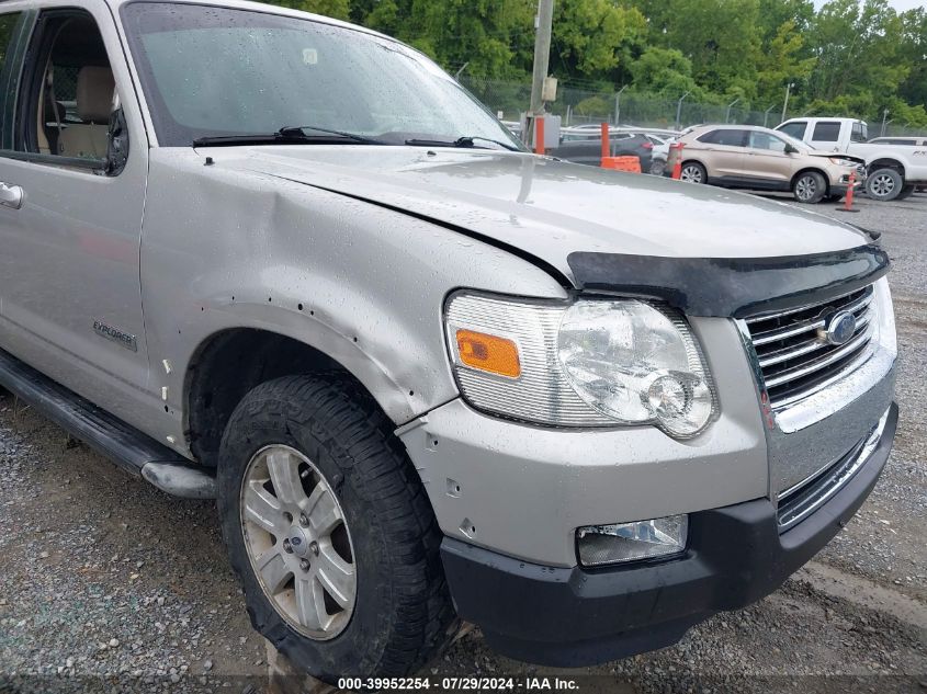 2007 Ford Explorer Xlt VIN: 1FMEU73E97UA85400 Lot: 39952254