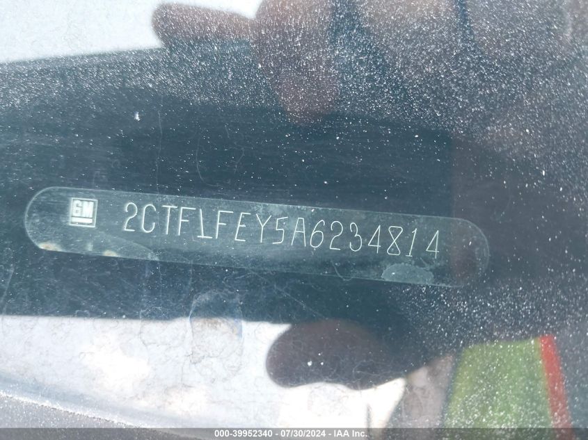 2010 GMC Terrain Slt-1 VIN: 2CTFLFEY5A6234814 Lot: 39952340