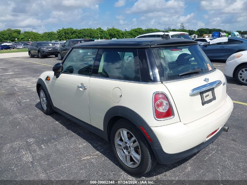 WMWSU3C5XDT549034 | 2013 MINI HARDTOP