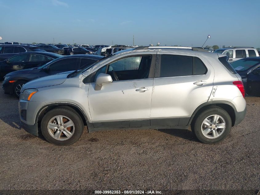 2016 Chevrolet Trax Lt VIN: 3GNCJLSB2GL240648 Lot: 39952353