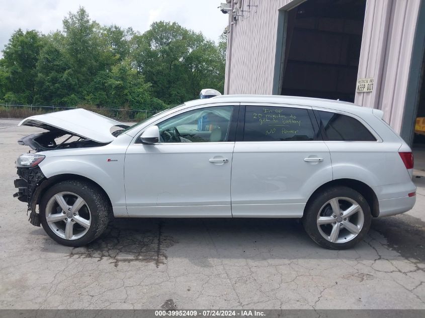 2015 Audi Q7 3.0T S Line Prestige VIN: WA1DGAFE7FD006993 Lot: 39952409