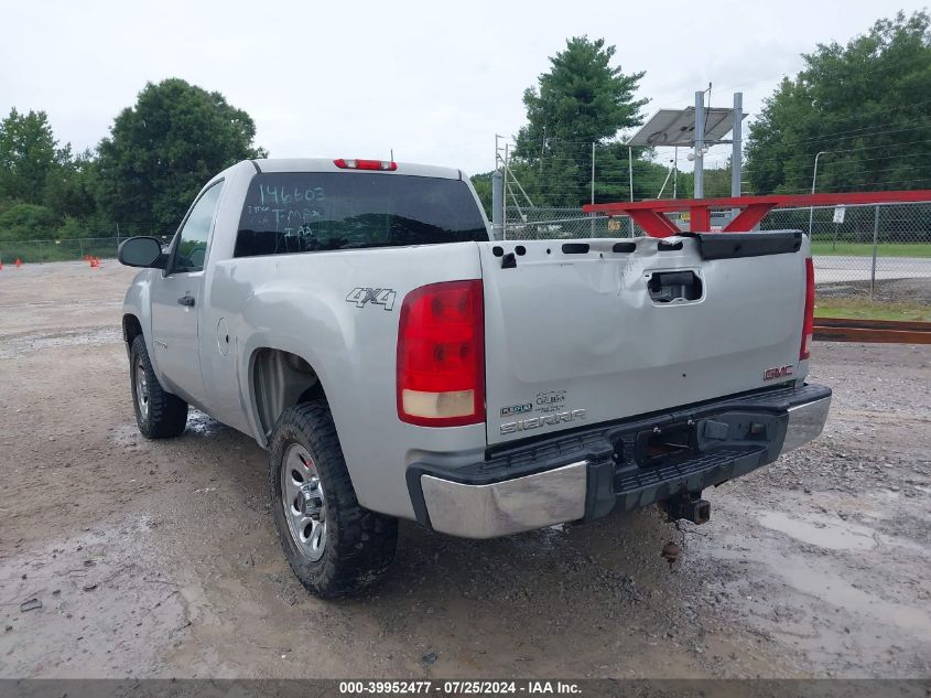 2011 GMC Sierra 1500 Work Truck VIN: 1GTN2TEAXBZ146603 Lot: 39952477