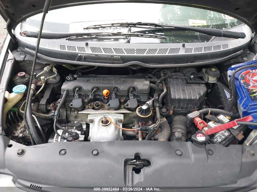 2009 Honda Civic Lx VIN: 2HGFA16589H521025 Lot: 39952484