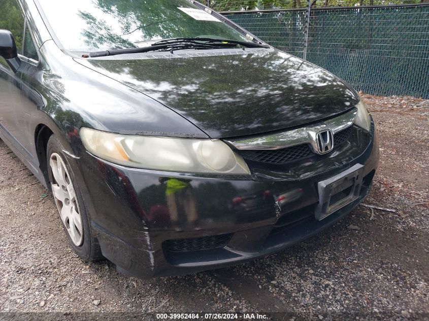 2009 Honda Civic Lx VIN: 2HGFA16589H521025 Lot: 39952484