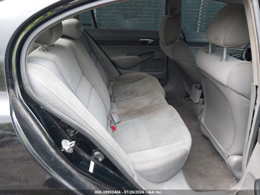 2009 Honda Civic Lx VIN: 2HGFA16589H521025 Lot: 39952484