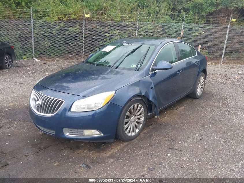 2011 Buick Regal Cxl Russelsheim VIN: W04GN5ECXB1006962 Lot: 39952493