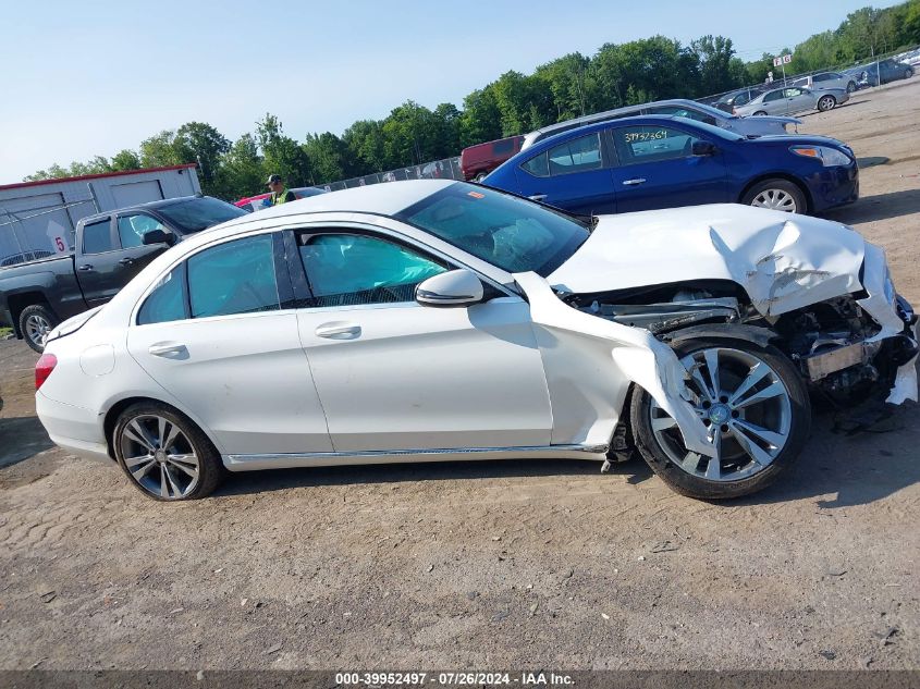 2016 Mercedes-Benz C 300 4Matic VIN: 55SWF4KB7GU109855 Lot: 39952497