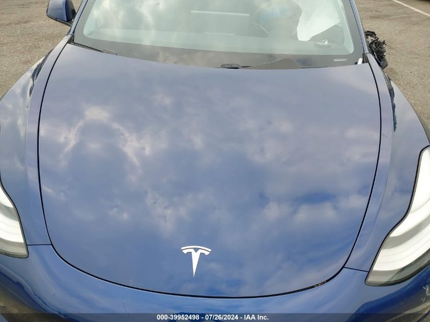 2021 Tesla Model 3 VIN: 5YJ3E1EB5MF853256 Lot: 39952498