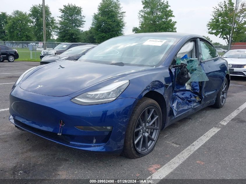 5YJ3E1EB5MF853256 2021 TESLA MODEL 3 - Image 2