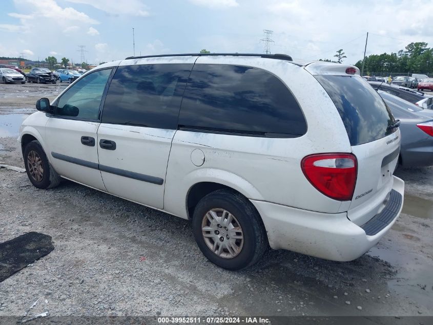 2005 Dodge Grand Caravan Se VIN: 1D4GP24R75B363490 Lot: 39952511