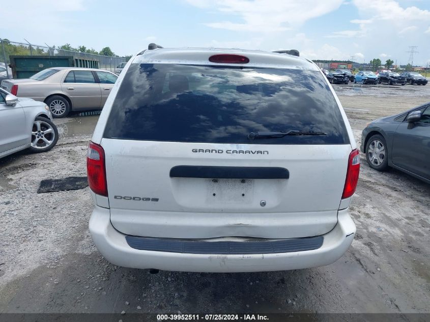 2005 Dodge Grand Caravan Se VIN: 1D4GP24R75B363490 Lot: 39952511