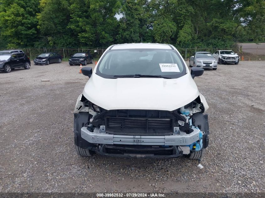 2020 Ford Ecosport S VIN: MAJ3S2FE2LC394504 Lot: 39952532
