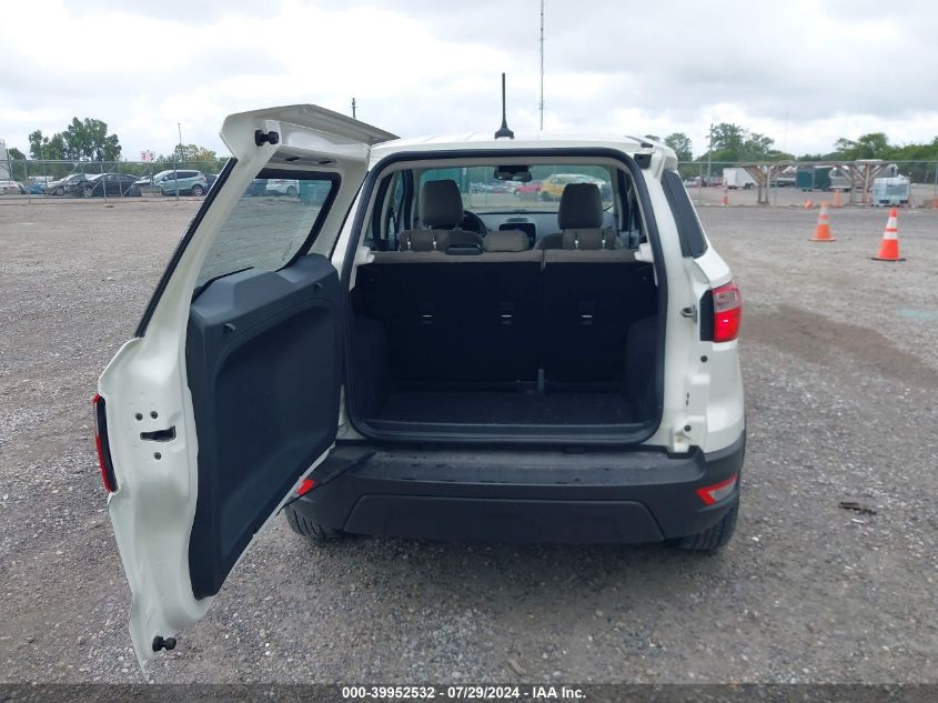 2020 Ford Ecosport S VIN: MAJ3S2FE2LC394504 Lot: 39952532