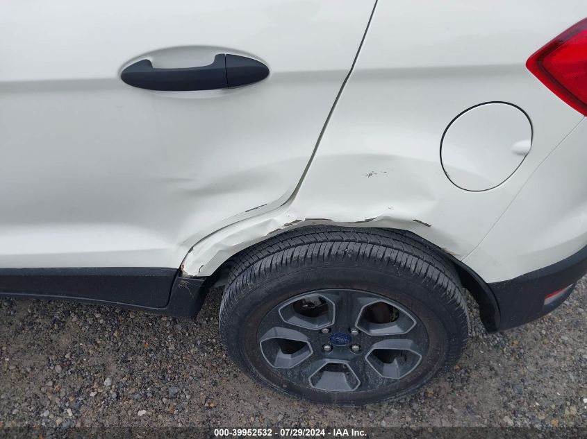 2020 Ford Ecosport S VIN: MAJ3S2FE2LC394504 Lot: 39952532
