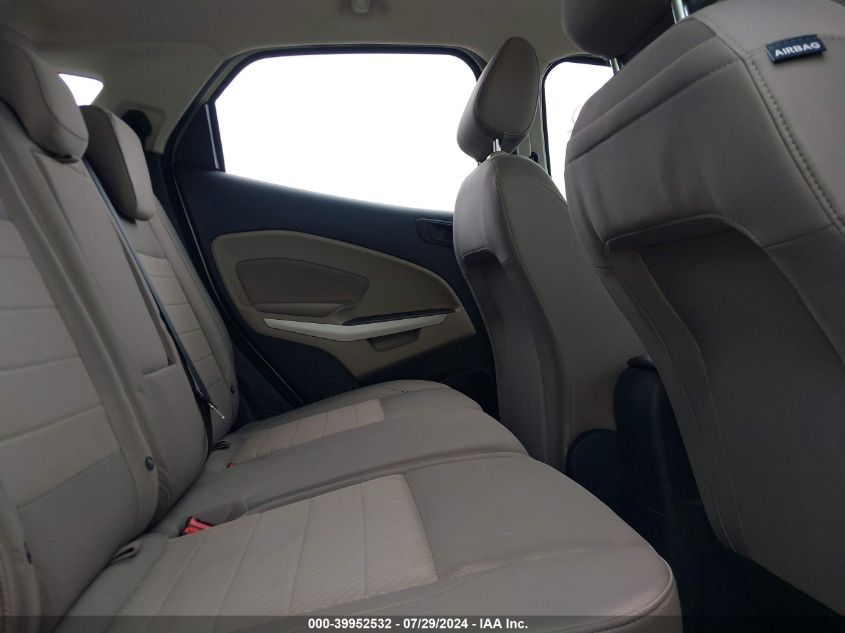 2020 Ford Ecosport S VIN: MAJ3S2FE2LC394504 Lot: 39952532