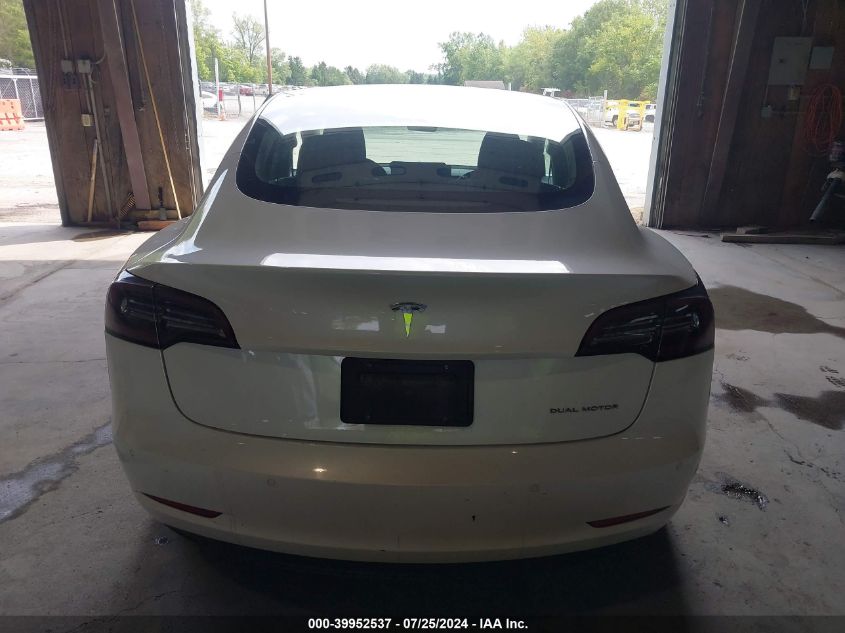 2019 Tesla Model 3 Long Range/Performance VIN: 5YJ3E1EB9KF390177 Lot: 39952537