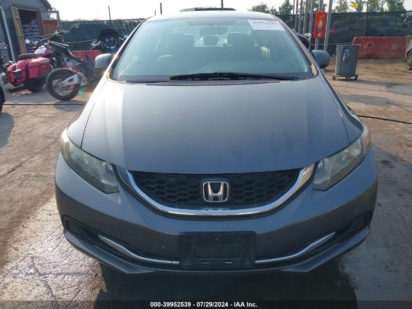 2013 Honda Civic Lx VIN: 19XFB2F58DE245290 Lot: 39952539